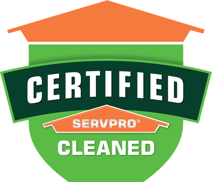 Certified: SERVPRO Cleaned 